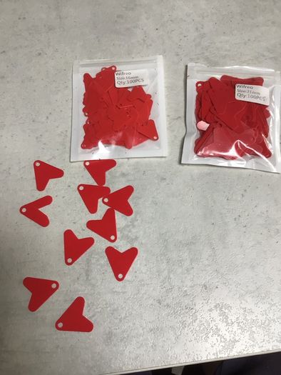 Red tails for lure making