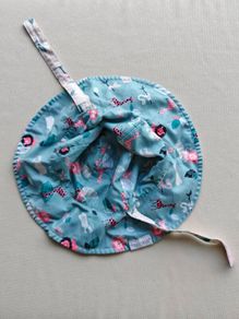 Flapjack Kids Reversible Sun Hat Size 1 to 2Y  UPF 50 Safari