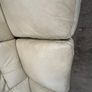 3 seater Leather with recliner Sofa and 2 arm chair recliners Image 7