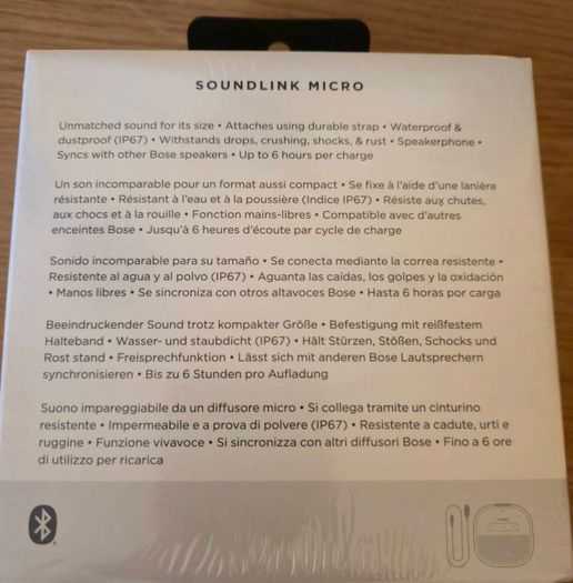 Bose soundlink micro bluetooth speaker NEW