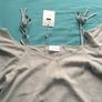 SAVIDA grey cherry tie cami blouse, NEW, size 10 Image 4