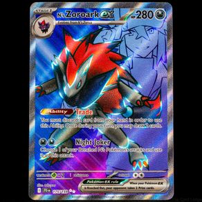 N's Zoroark EX 175/159 Ultra Art Holo Rare Journey Together Pokemon Card S&V