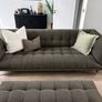 3.5 seater sofa + footstool Image 4