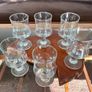 Vintage Retro Set of 6 Irish Coffee Shamrock Stemmed Glasses Image 9