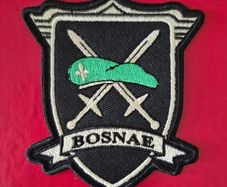 Bosnian , paramilitary green Berets insignia.
