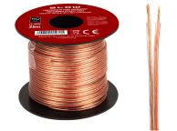 main image for ad New 25m Twin Loud Speaker Cable 2 x 0.50mm Loud Wire Car Audio Radio # 1535