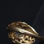Vintage French 18ct Gold Diamond Ring Eagle Head Hallmark Image 9