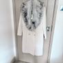 New with tags white snow queen coat from river island size 10 Image 10