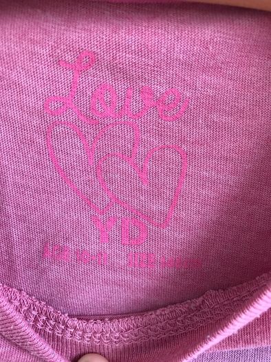 Age 10 to 11 pink girls longsleeved top
