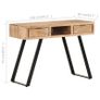 Desk 110x50x75 cm Solid Acacia Wood with Live Edges Image 7