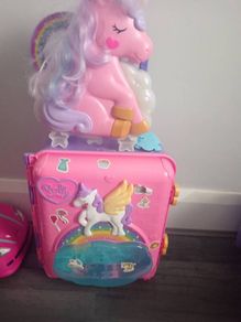 polly pocket suitcase mini carry unicorn polly pocket also