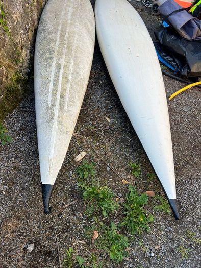 Canoes, two old 1980's kayaks, Craughwell, Co. Galway