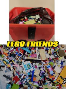 Loose Lego Friends Bundle Lego Tub