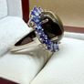 Sapphire & Tanzanite Ring Image 6