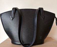 Authentic Louis Vuitton Epi St. Jacques black