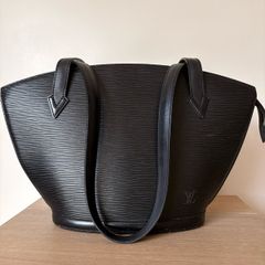 Authentic Louis Vuitton Epi St. Jacques black