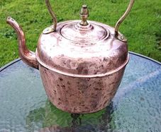 old copper kettle