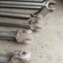 Rare 1859 Victorian Wrought Iron Roof Truss Rods  Salvaged from The Malt House, Dublin (Set of 6) Image 6
