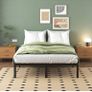 King Size Bed Frame 30.5 cm High with Rounded Corner Legs Image 2