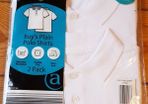 BNIP Age 6-7 2 Pk White Polo Shirts