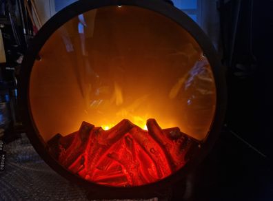 The Grange LED Battery Operated Fireplace Lantern