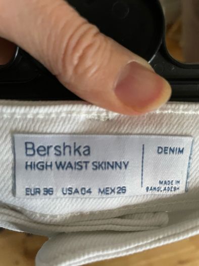 Bershka high waist skinny jeans, size EUR 36 (UK8)