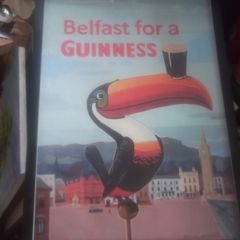 a guinness poster artist proof by brien john pencer