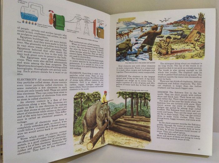 Vintage Different  Encyclopedia books