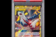 Latias &amp; Latios GX 113/182 PSA 9 Mint Graded Ultra Rare Holo Team Up Sun and Moon Pokemon Card