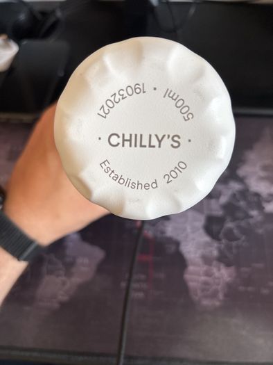 Chilly's reusable water bottle