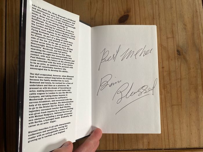 Brian Blessed SIGNED The Dynamite Kid Autograph