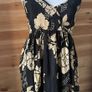 Maxi summer dress Mango floral print flared dress size S New Image 3