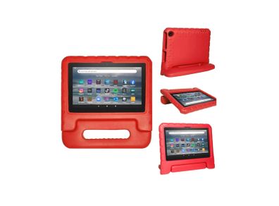 For Amazon Fire 7 2022 12th Gen Case Kids Shockproof Tablet Smart Cover Handle Red New