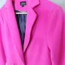 Hot pink wool mix coat in hot pink from Topshop size 10 Image 5