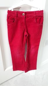 Mothercare girls corded trousers