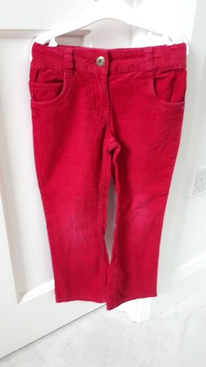 Mothercare girls corded trousers