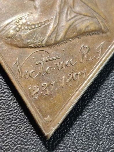 Medal, Queen Victoria, 1897 Jubilee, Children's Fete Glasgow