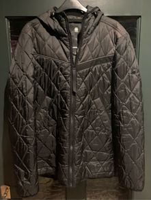 G-Star Mens Black Padded Hoodie Jacket Size L