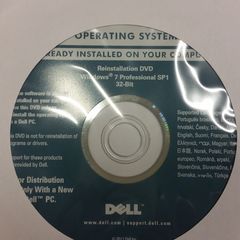 Dell Revovery DVD's - Win 7 professional SP1 32 bit