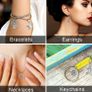 350Pcs Wholesale Bulk Lots Jewelry Making Charms Assorted Pendants for DIY Necklace Bracelet Earring Craft Supplies (FREE POSTAGE) Image 2