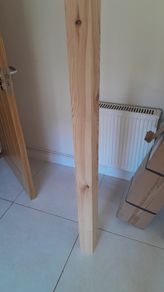 Square newel post