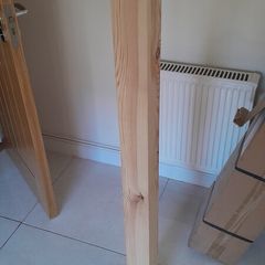 Square newel post