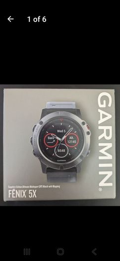 Garmin Fenix 5X Sapphire watch