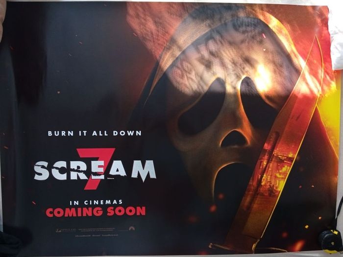 Cinema style posters Scream 7,Jurassic park and Masters of the Universe posters
