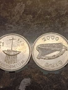 Millennium  Irish Punt  Coin
