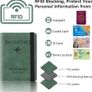NEW SALE | Passport Holder Cover Travel Wallet Organiser, Passport Case with RFID Blocking, PU Leather Travel Document Holder for Men&Women Travel Accessories Image 2