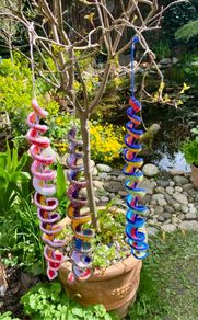 Crochet Garden Wind Spinner