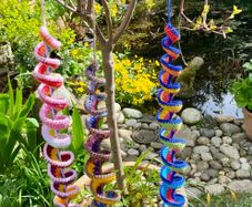Crochet Garden Wind Spinner
