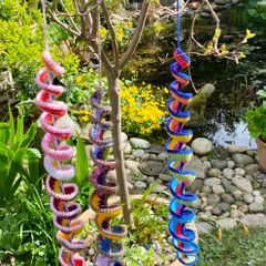 Crochet Garden Wind Spinner