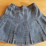 Cute GAP Girls Denim Stiched Skirt Age 3 Yrs Image 6